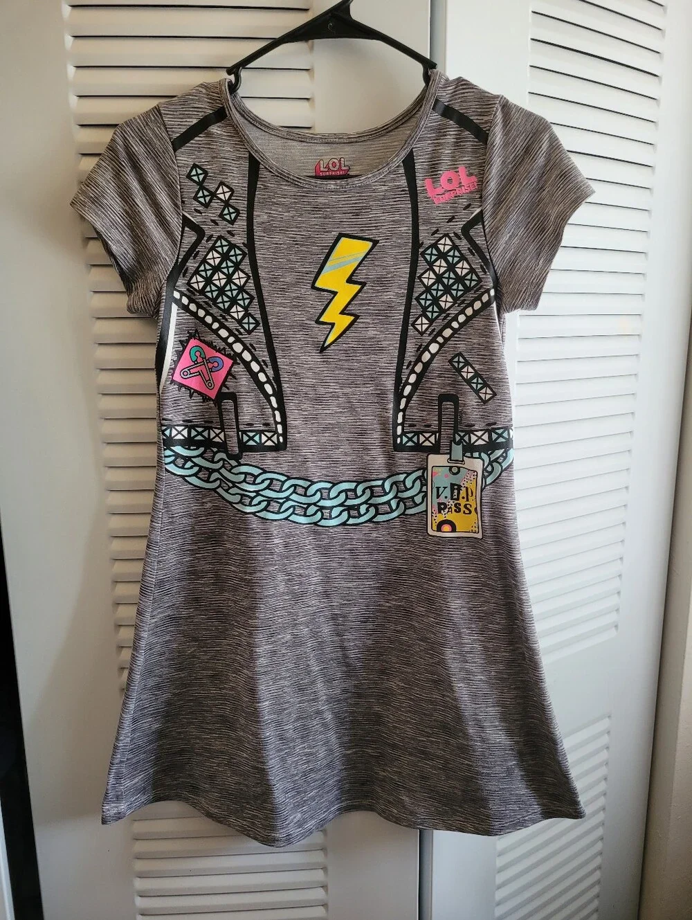 L.O.L. Surprise! Gray Dress Size Large